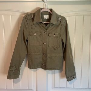 McGuire army green military cargo jacket size Small
